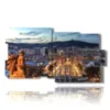 paintings with images barcelona at night - version: 10 pannelli 183x100cm