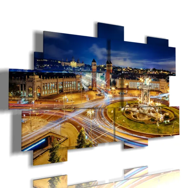 Gemälde im Zentrum von Barcelona