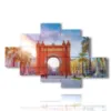 painting with photos in barcelona arco del trionfo - version: 6 pannelli 146x94cm
