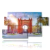 painting with photos in barcelona arco del trionfo - version: 7 pannelli 157x90cm