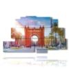 painting with photos in barcelona arco del trionfo - version: 9 pannelli 173x103cm