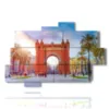 tableau avec photos a barcelone arco del trionfo - version: 10 pannelli 173x114cm