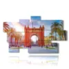 cuadro con foto en barcelona arco del trionfo - version: 9 pannelli 182x107cm