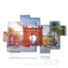 painting with photos in barcelona arco del trionfo - version: 9 pannelli 185x115cm