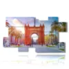 painting with photos in barcelona arco del trionfo - version: 10 pannelli 186x105cm