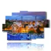 cuadros con mosaico foto barcelona parque gaudi al atardecer - version: 9 pannelli 171x108cm
