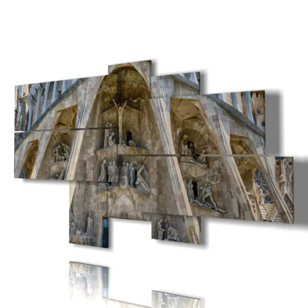 Modern paintings in Barcelona