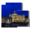 rome en tableaux la nuit - version: 5 pannelli 102x93cm