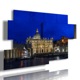 Rome in paintings by night