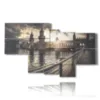 painting with photos berlin black and white - version: 7 pannelli 171x102cm