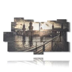 Schwarz-Weiß-Foto von Berlin