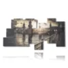 painting with photos berlin black and white - version: 10 pannelli 207x106cm
