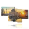 tableau avec photos ville de berlin - version: 7 pannelli 171x102cm