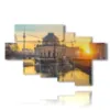 painting with photos berlin city - version: 7 pannelli 173x106cm