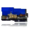 rome en tableaux la nuit - version: 10 pannelli 183x100cm