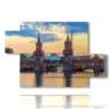 painting with poster berlin - version: 5 pannelli 128x85cm