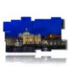 rome en tableaux la nuit - version: 11 pannelli 184x104cm