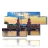 quadro con poster berlino - version: 7 pannelli 157x90cm