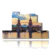 quadro con poster berlino - version: 7 pannelli 171x101cm