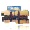 painting with poster berlin - version: 10 pannelli 176x115cm