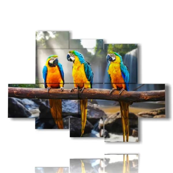 Paintings with birds