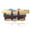 painting with poster berlin - version: 12 pannelli 232x107cm