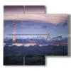 painting with photos berlin at night - version: 4 pannelli 91x85cm