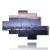 painting with photos berlin at night - version: 6 pannelli 146x94cm