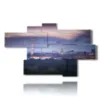painting with photos berlin at night - version: 7 pannelli 180x106cm