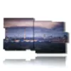 painting with photos berlin at night - version: 10 pannelli 183x100cm