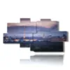 painting with photos berlin at night - version: 8 pannelli 184x97cm