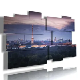 Bild mit Nachtaufnahme von Berlin