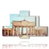 bild mit foto berlin mitte - version: 6 pannelli 135x85cm