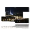 tableaux representant turin de nuit - version: 8 pannelli 173x100cm