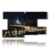 paintings depicting turin by night - version: 9 pannelli 177x101cm