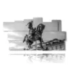poster bilder turin statue von emanuele filiberto di savoia - version: 11 pannelli 197x106cm