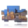 bilderdrucke turin piazza san carlo - version: 10 pannelli 176x115cm