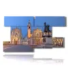 tableaux estampes turin piazza san carlo - version: 9 pannelli 177x101cm