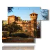 modern paintings turin il castello - version: 6 pannelli 122x96cm