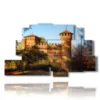 tableaux modernes turin le chateau - version: 9 pannelli 173x103cm