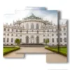 tableau ville de turin palazzina di stupinigi - version: 5 pannelli 89x77cm