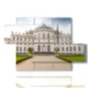cuadro ciudad de turin palazzina di stupinigi - version: 5 pannelli 128x85cm