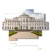 bild stadt turin palazzina di stupinigi - version: 9 pannelli 164x114cm
