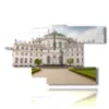 cuadro ciudad de turin palazzina di stupinigi - version: 7 pannelli 172x103cm