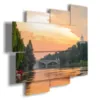 Gemälde von Turin bei Sonnenuntergang