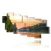 tableaux sur turin au coucher du soleil - version: 9 pannelli 200x111cm