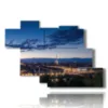 paintings turin from above - version: 7 pannelli 150x102cm
