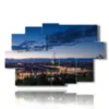 paintings turin from above - version: 9 pannelli 171x108cm