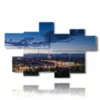 tableaux turin vu d en haut - version: 7 pannelli 175x108cm