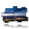 tableaux turin vu d en haut - version: 11 pannelli 182x115cm